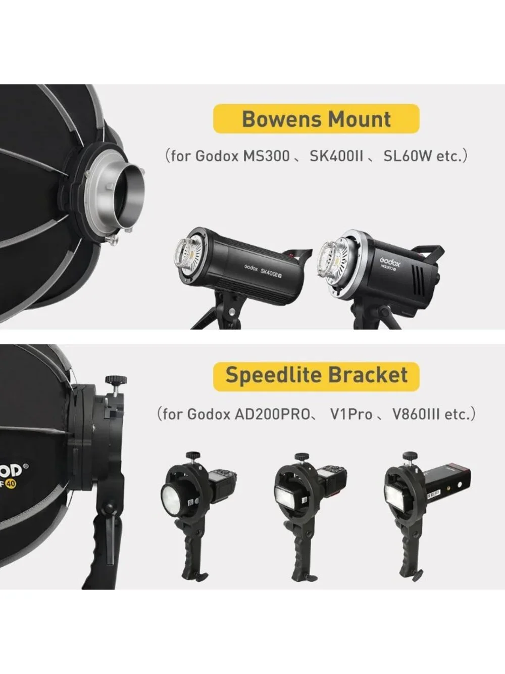 24'' Softbox with S-Type Bracket - Portable Handheld Lighting for Photography